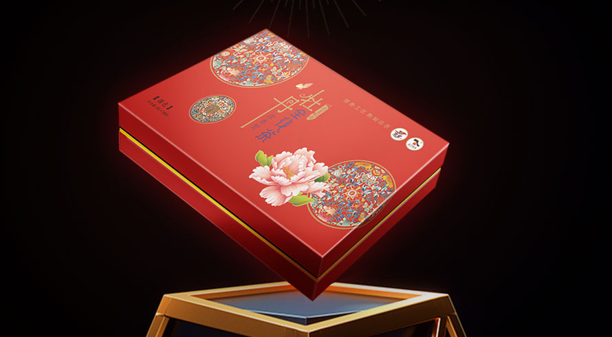 牡丹武皇牡丹全花茶-茶葉禮品盒