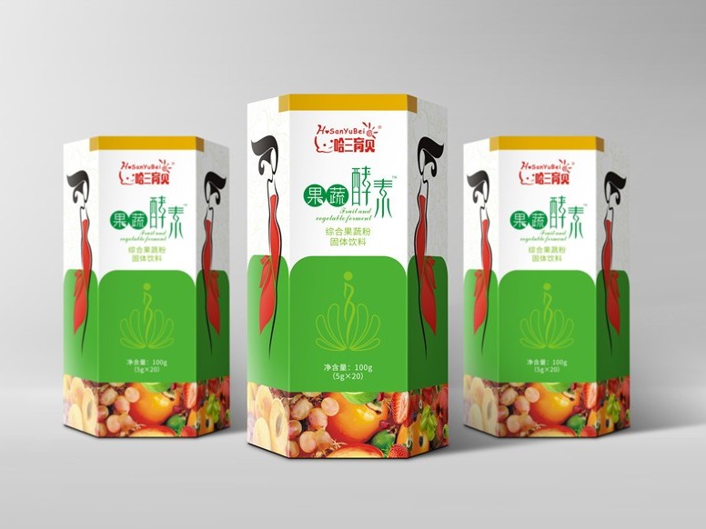 果蔬酵素盒-保健品包裝定制